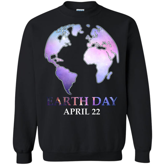 Earth Day April 22 T-shirt For Save The Environment Black