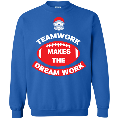Football T-shirt TeamWork Makes The Dreamwork Royal