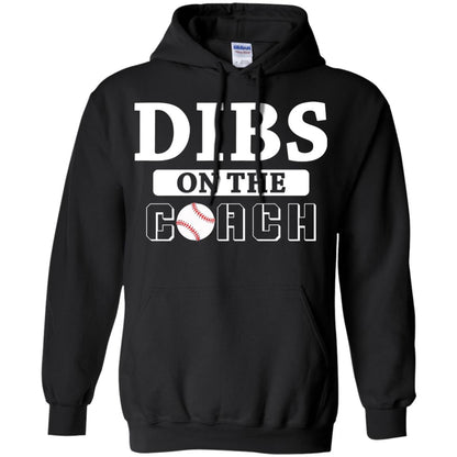 Dibs On The Coach Baseball T-shirt Black