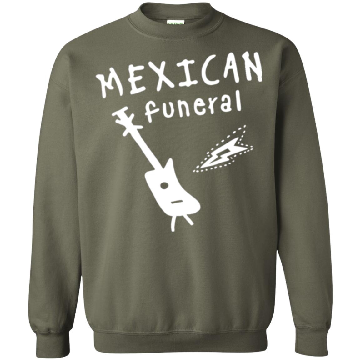 Musican T-shirt Mexican Funeral Dirk Gently Band Military Green