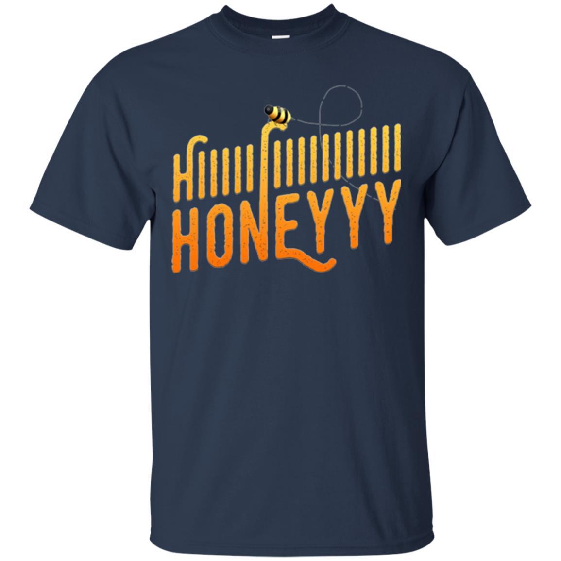 Bee T-shirt Hi Honey T-shirt Navy