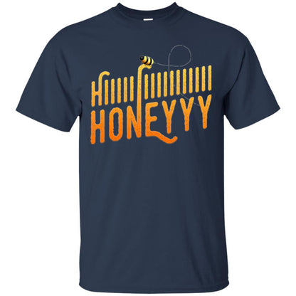 Bee T-shirt Hi Honey T-shirt Navy