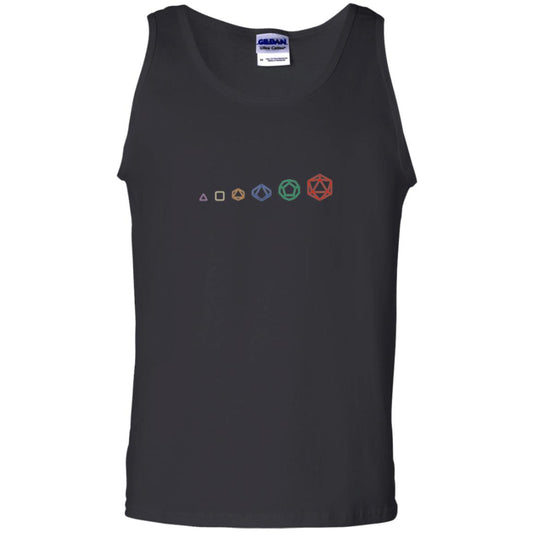 D20 Dice Evolution Role Playing T-shirt Black