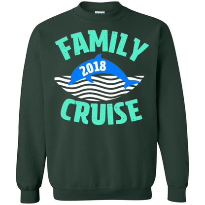 Family T-shirt Cruise Vacation 2018 Forest Green
