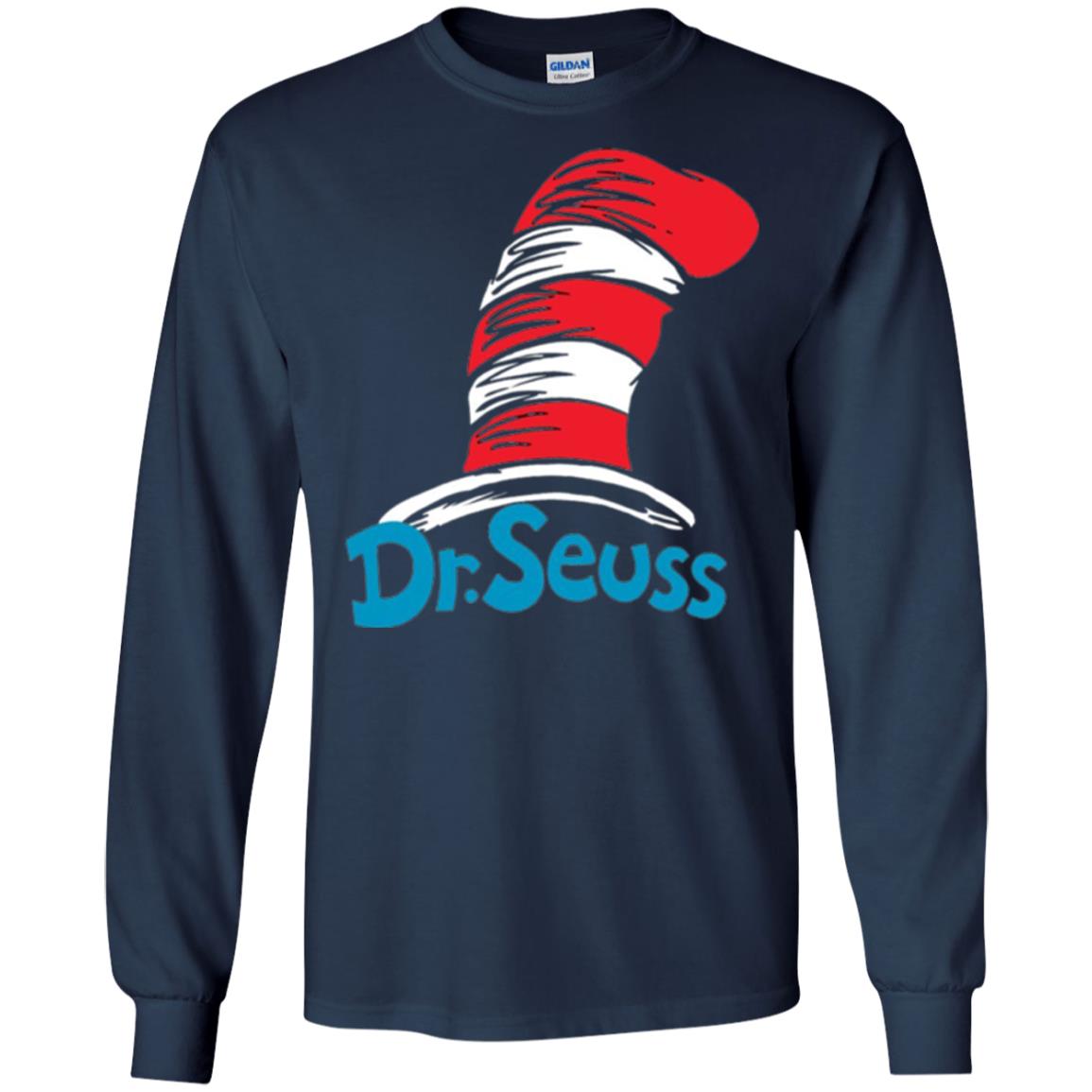Film Lover T-shirt Dr. Seuss Hat T-shirt Navy