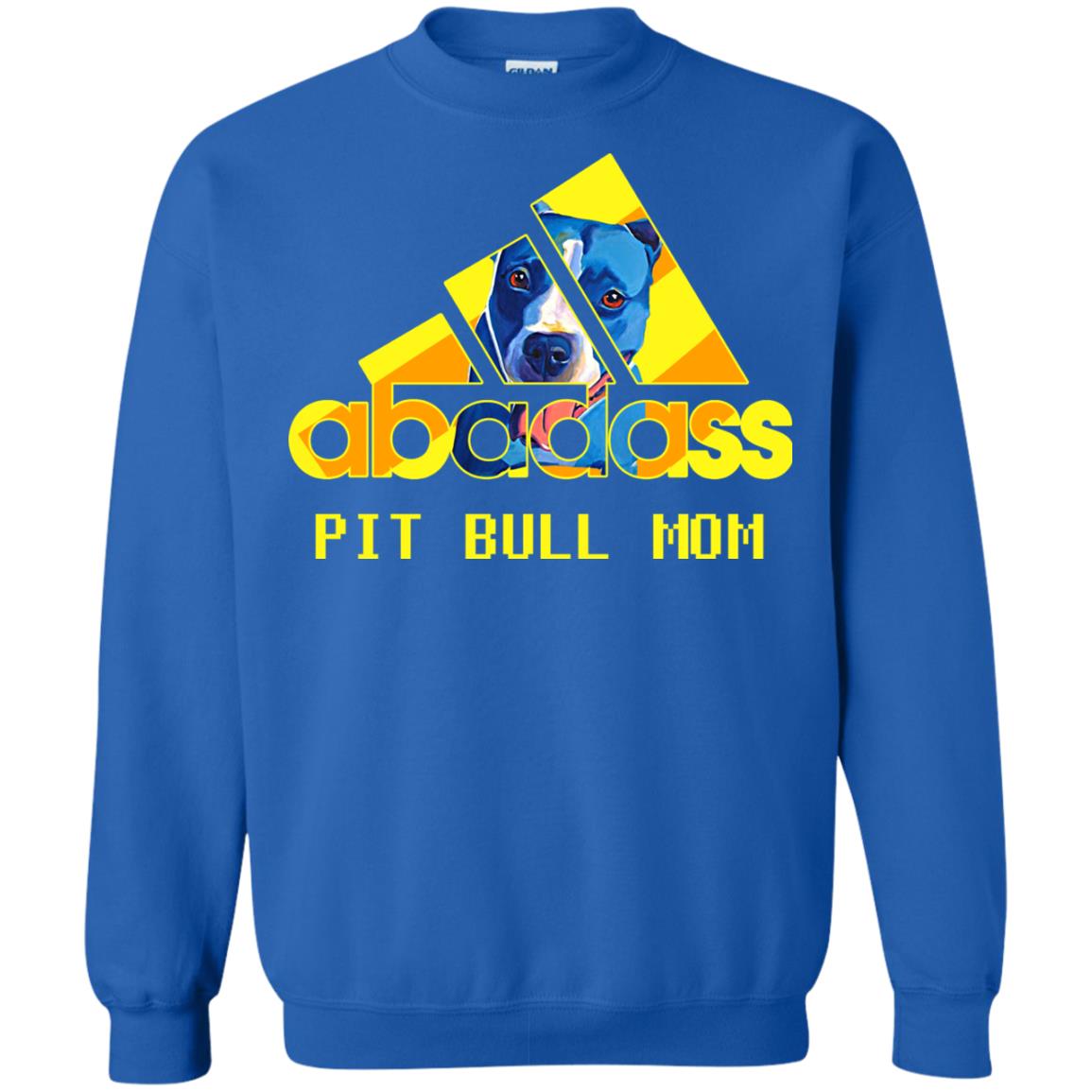 Abadass Pit Bull Mom Mommy Loves Pitbull Shirt Royal