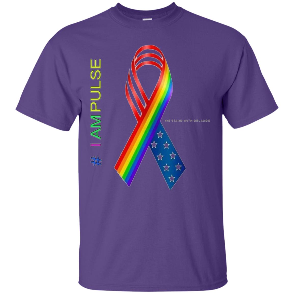 We Stand With Orlando Remembrance Lgbt Shirt Purple