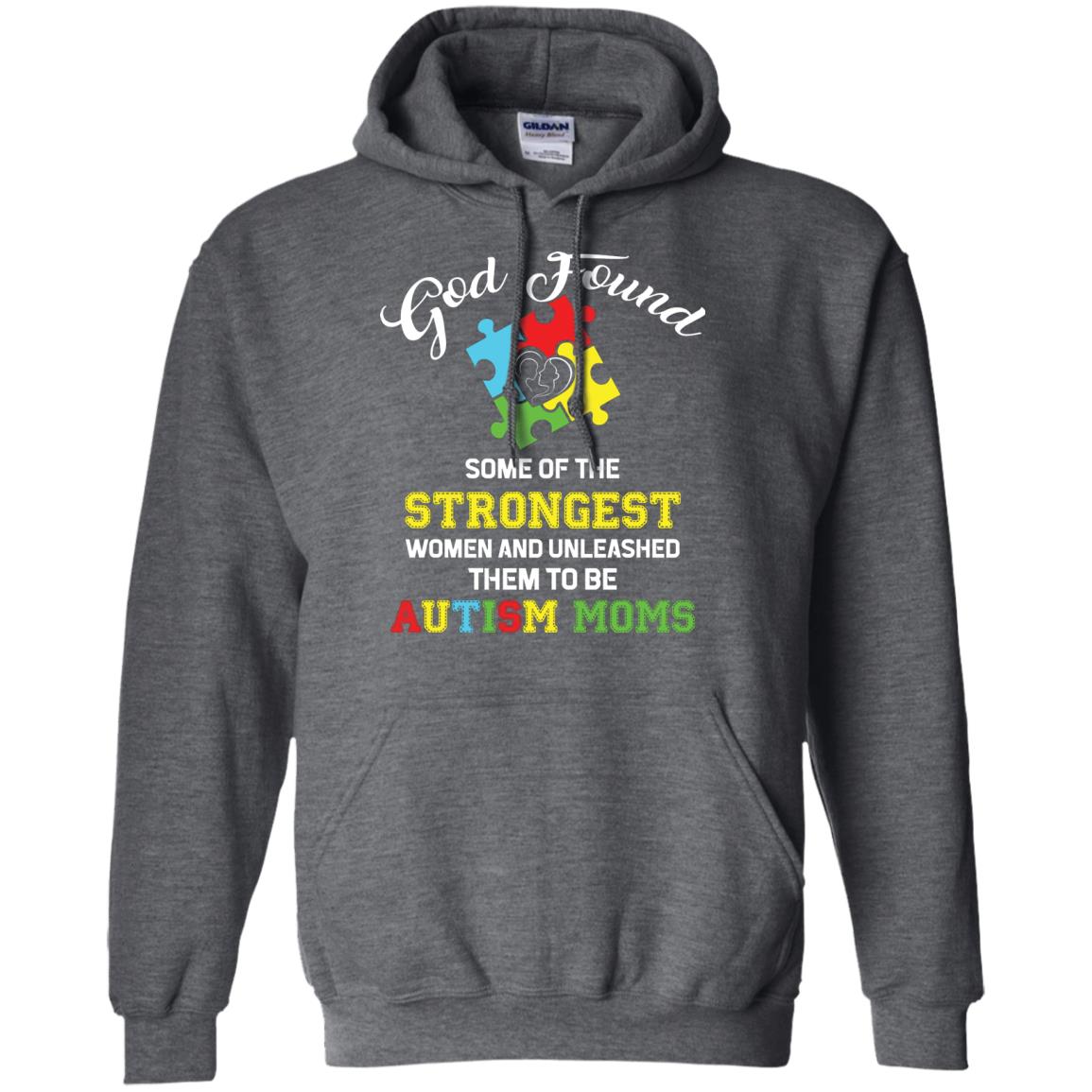 And Unleashed Them To Be Autism Moms Autism Shirt For Mom Dark Heather