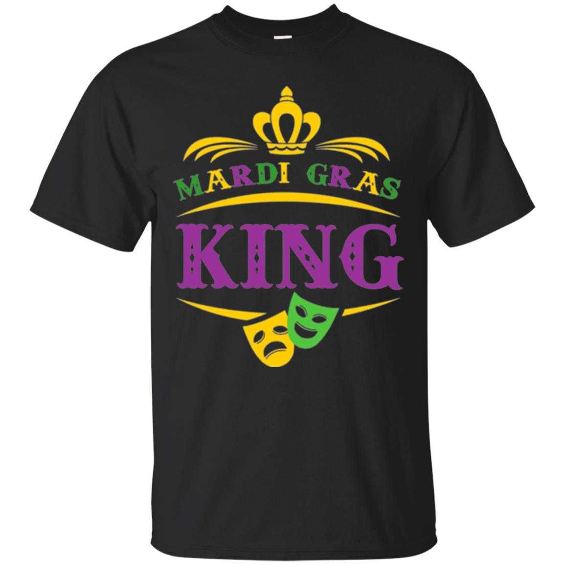 Mardi Gras King Gift T-shirt Black