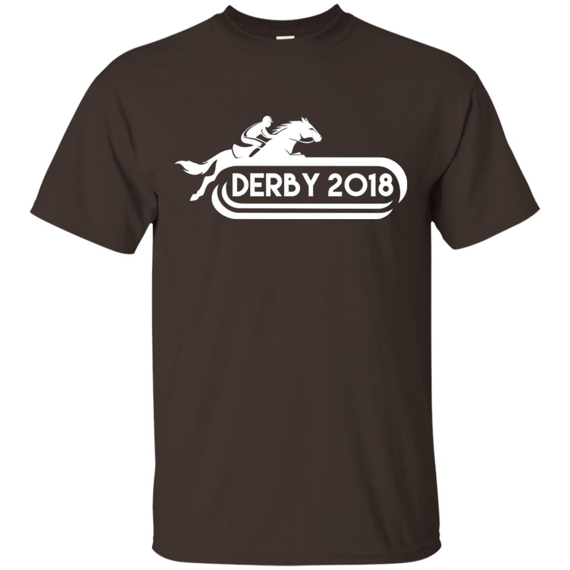 Derby 2018 Shirt Derby 2018 Horse Racing Dark Chocolate