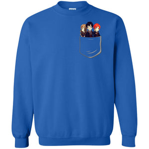 Harry Potter Pocket Movie Lover T-shirtG180 Gildan Crewneck Pullover Sweatshirt 8 oz.