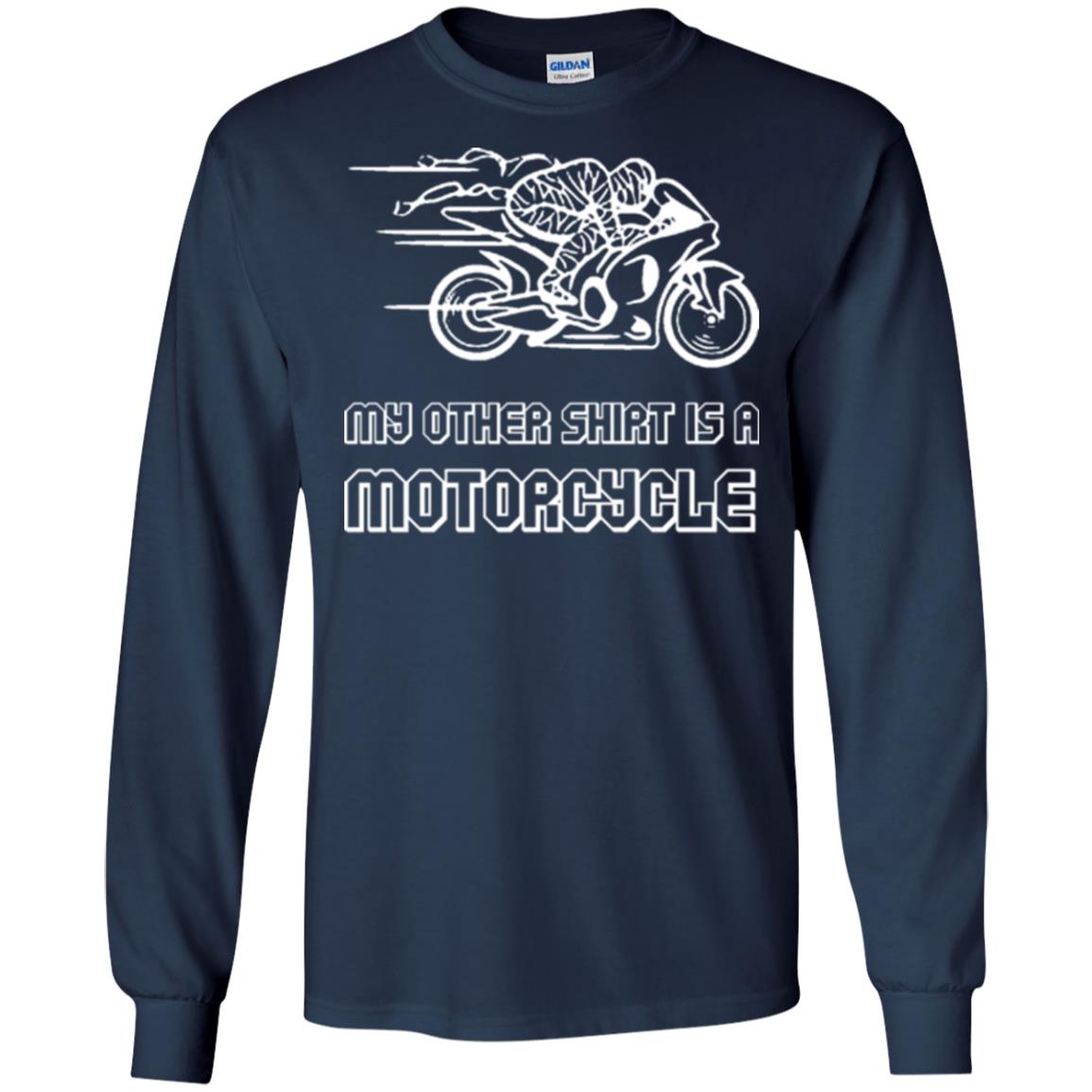 My Other Shirt Is A Motorcycle T-shirt Navy