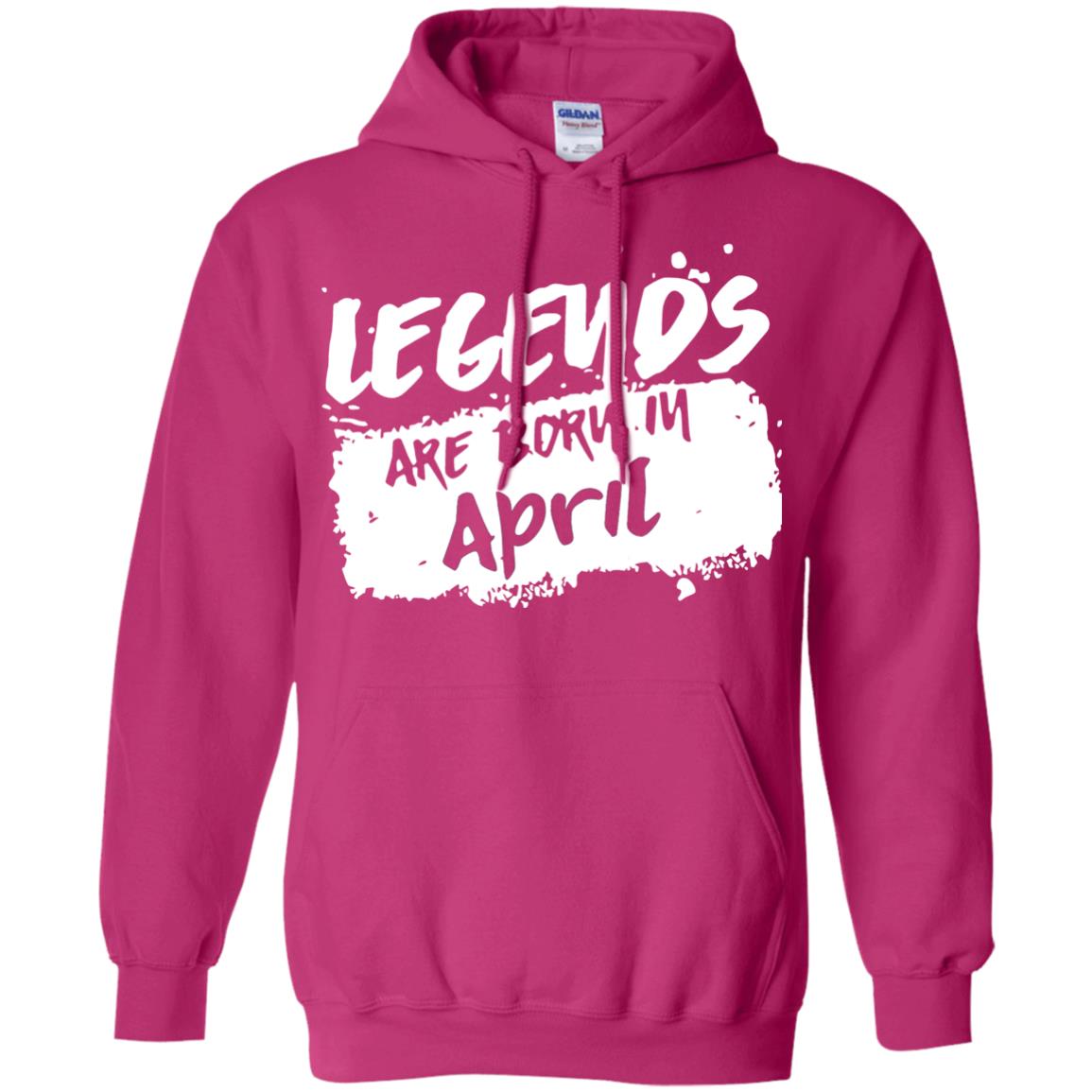 April Birthday Shirt Legends Are Born In April Heliconia