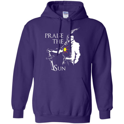 Gamer T-shirt Praise The Sun Knight T-shirt Purple