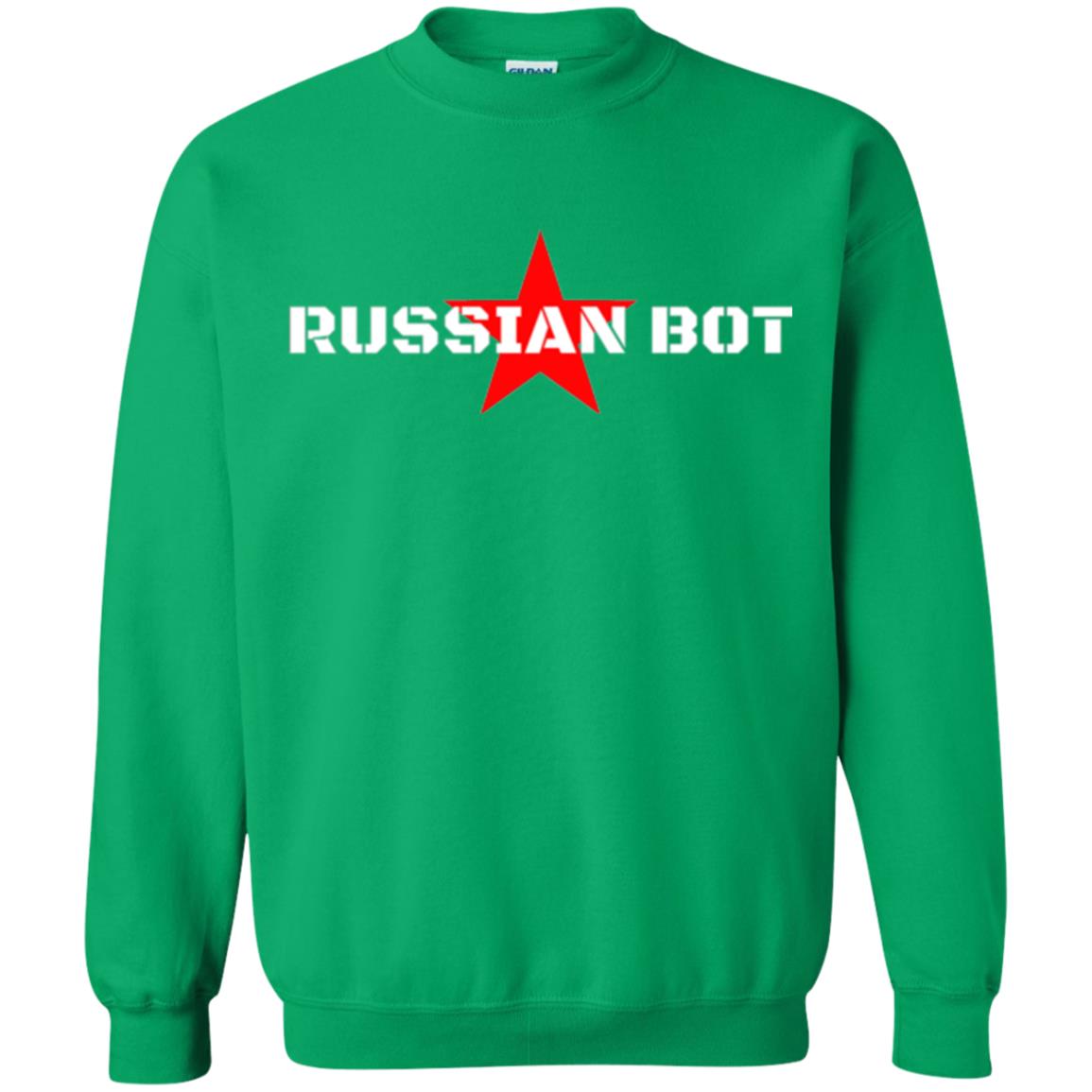Political T-shirt Russian Bot Star T-shirt Irish Green