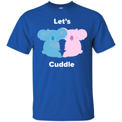 Lets Cuddle Koala Bear T-shirt Royal