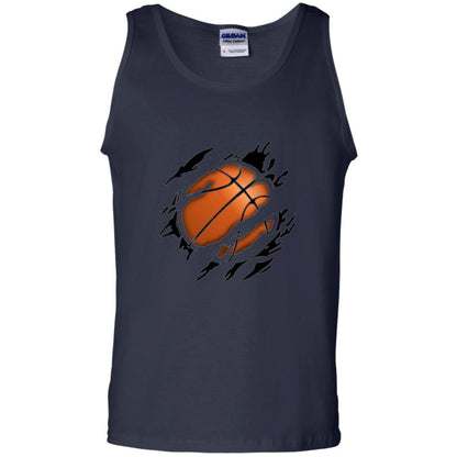 Basketball Lover T-shirt Basketball In Me Navy