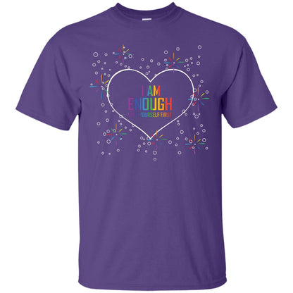 I Am Enough Love Yourself First Lgbt Pride Month 2018 Purple