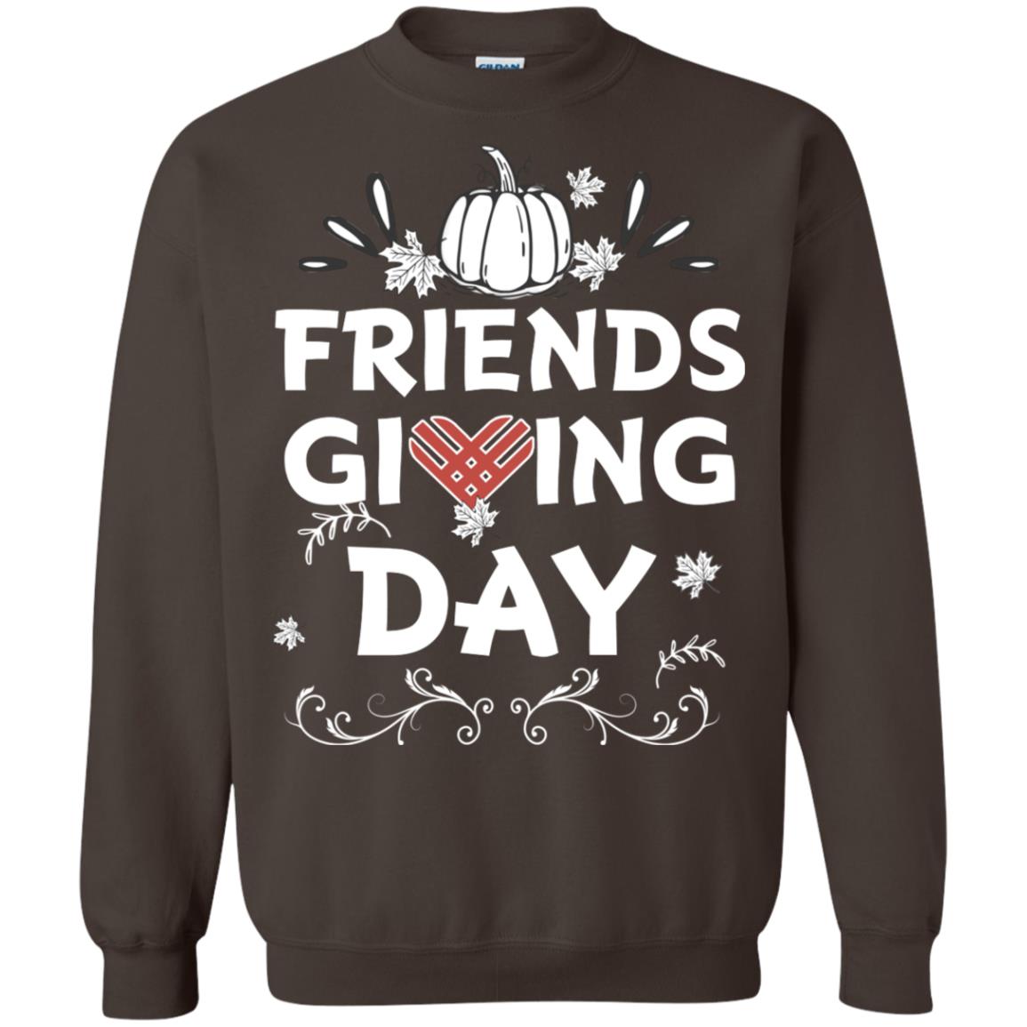 Friend Giving Day Shirt Dark Chocolate