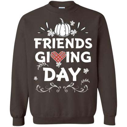 Friend Giving Day Shirt Dark Chocolate