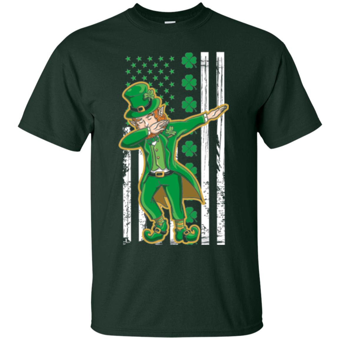 Dabbing Leprechaun St. Patrick's Day T-shirt Forest