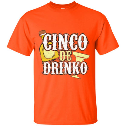 Funny Cinco De Mayo Drinko Celebration T-shirt Orange