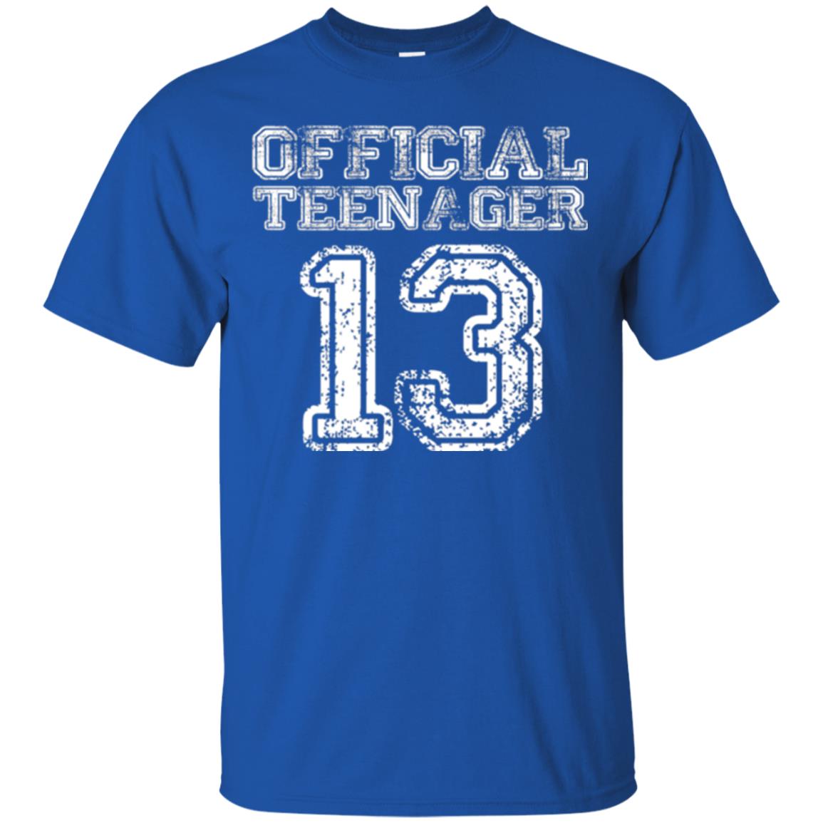 Brithday T-shirt Official Teenager T-shirt Royal