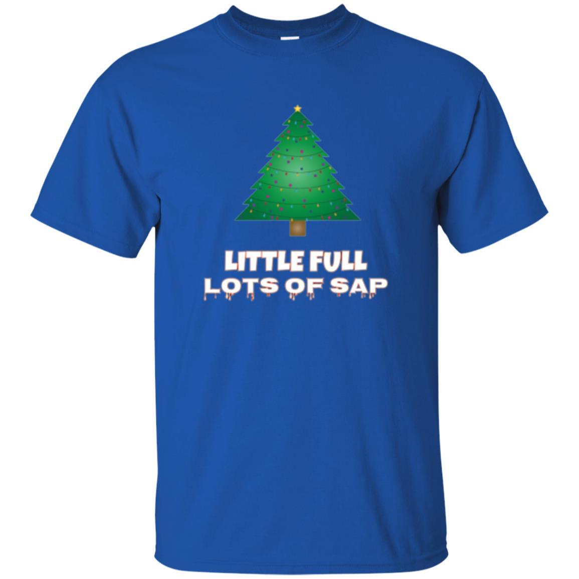Christmas T-shirt Little Full Lots Of Sap Royal