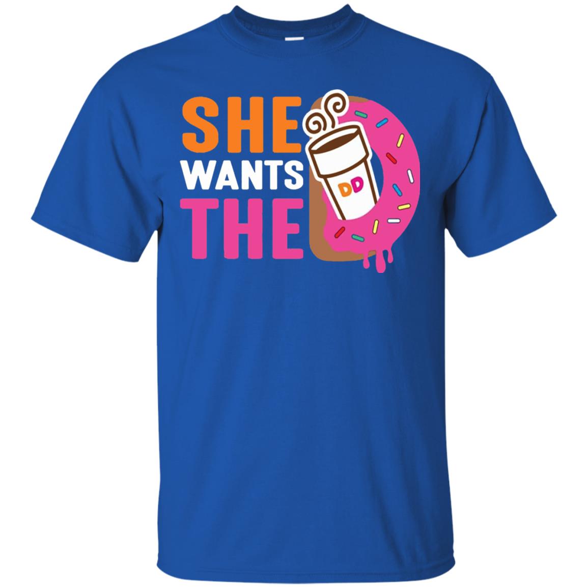 She Wants The D Dunking T-shirt Royal