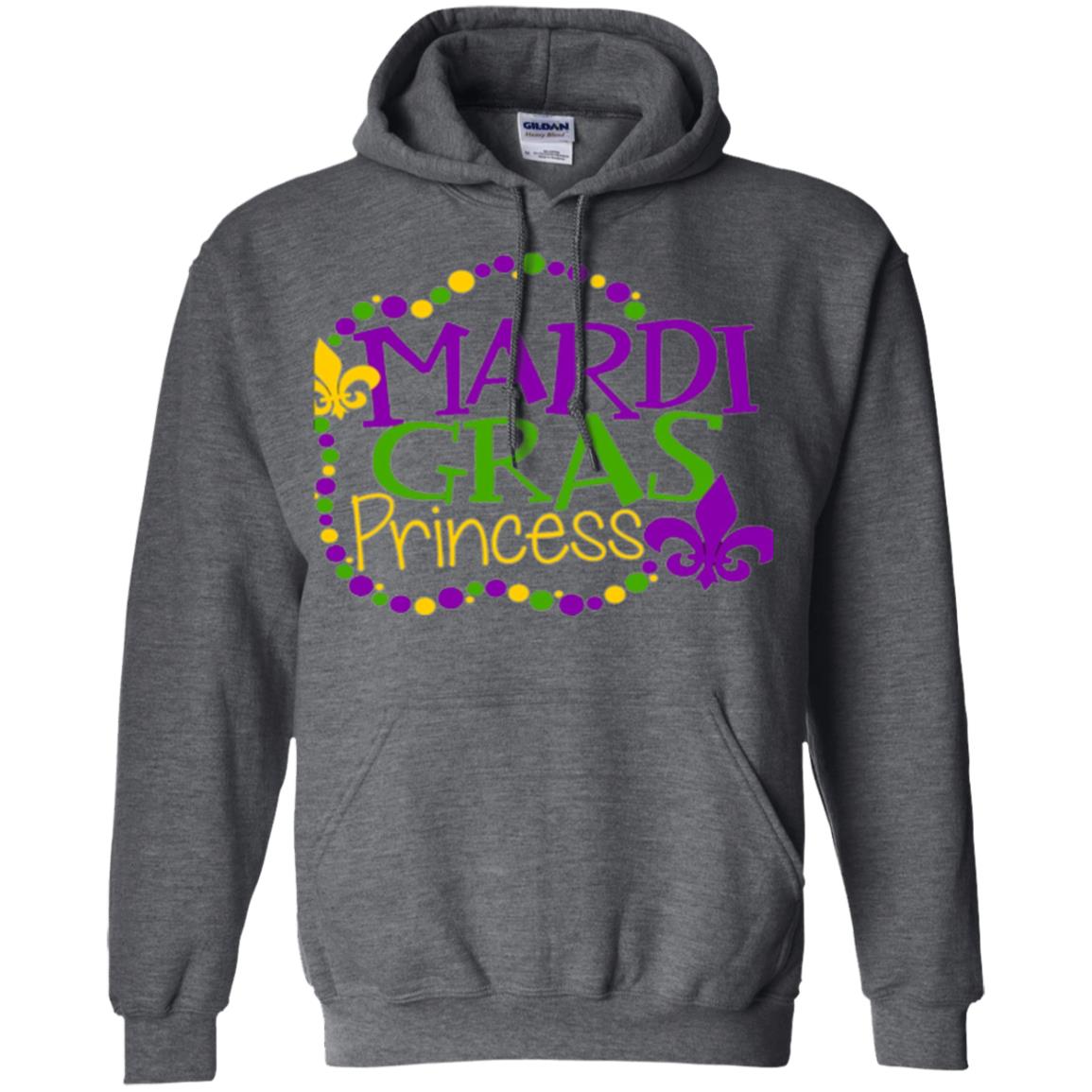 Mardi Gras Princess T-shirt Dark Heather