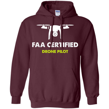 Faa Certified Drone Pilot T-shirt Maroon