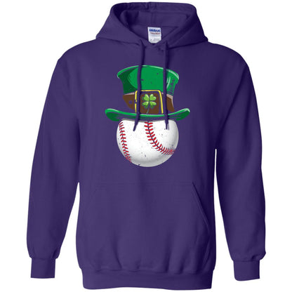 Leprechaun St. Patrick_s Day Baseball Ball T-shirt Purple