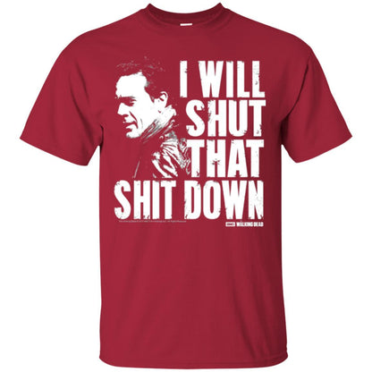 Film T-shirt I Shut That Shit Down Cardinal