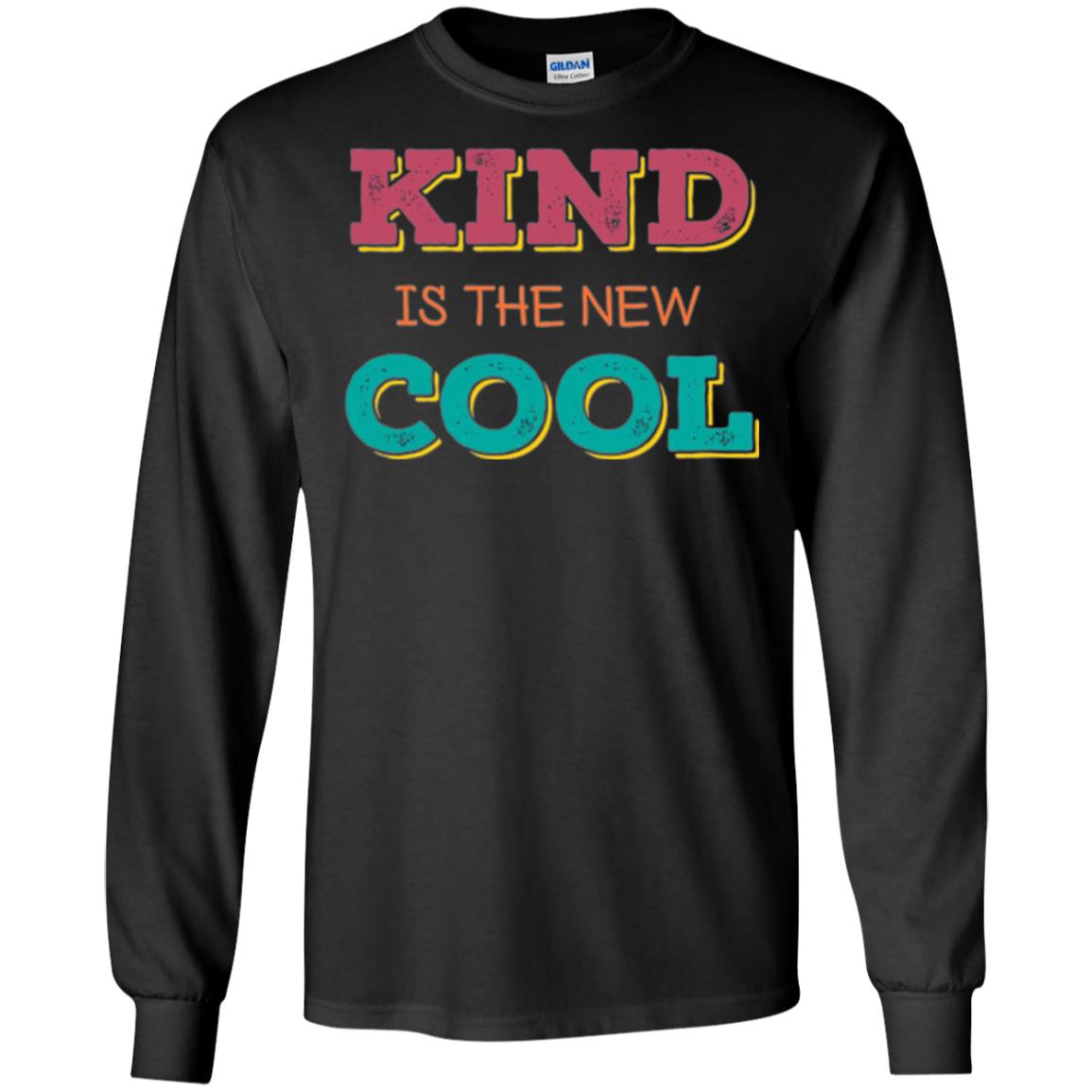 Anti Bullying T-shirt Kind Is The New Cool Black
