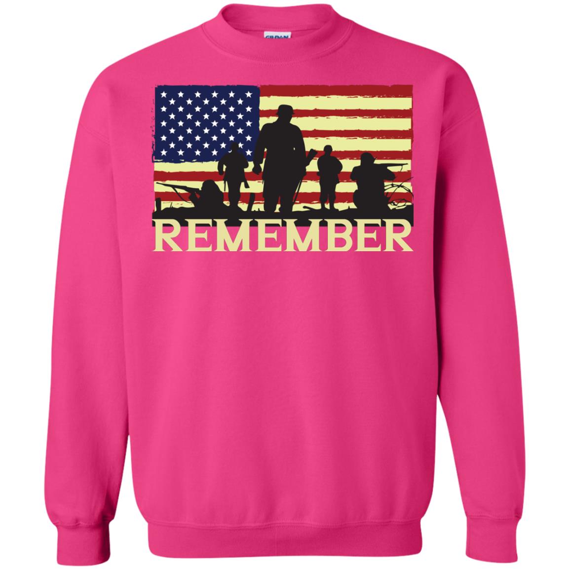 Military Of United States Memorial Day Shirt Heliconia