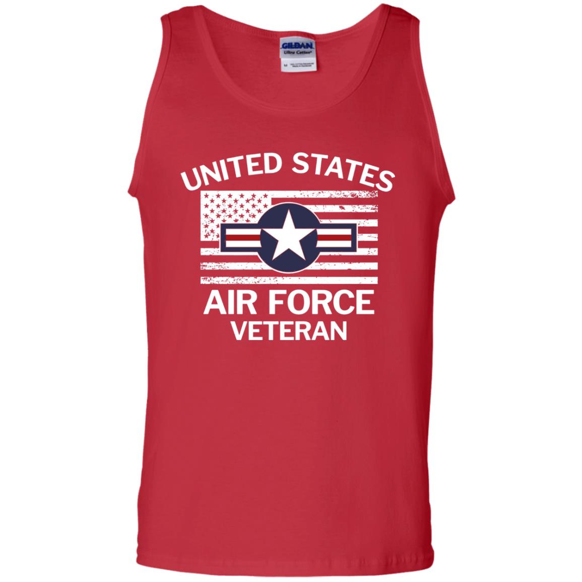 United States Air Force Veteran T-shirt Red