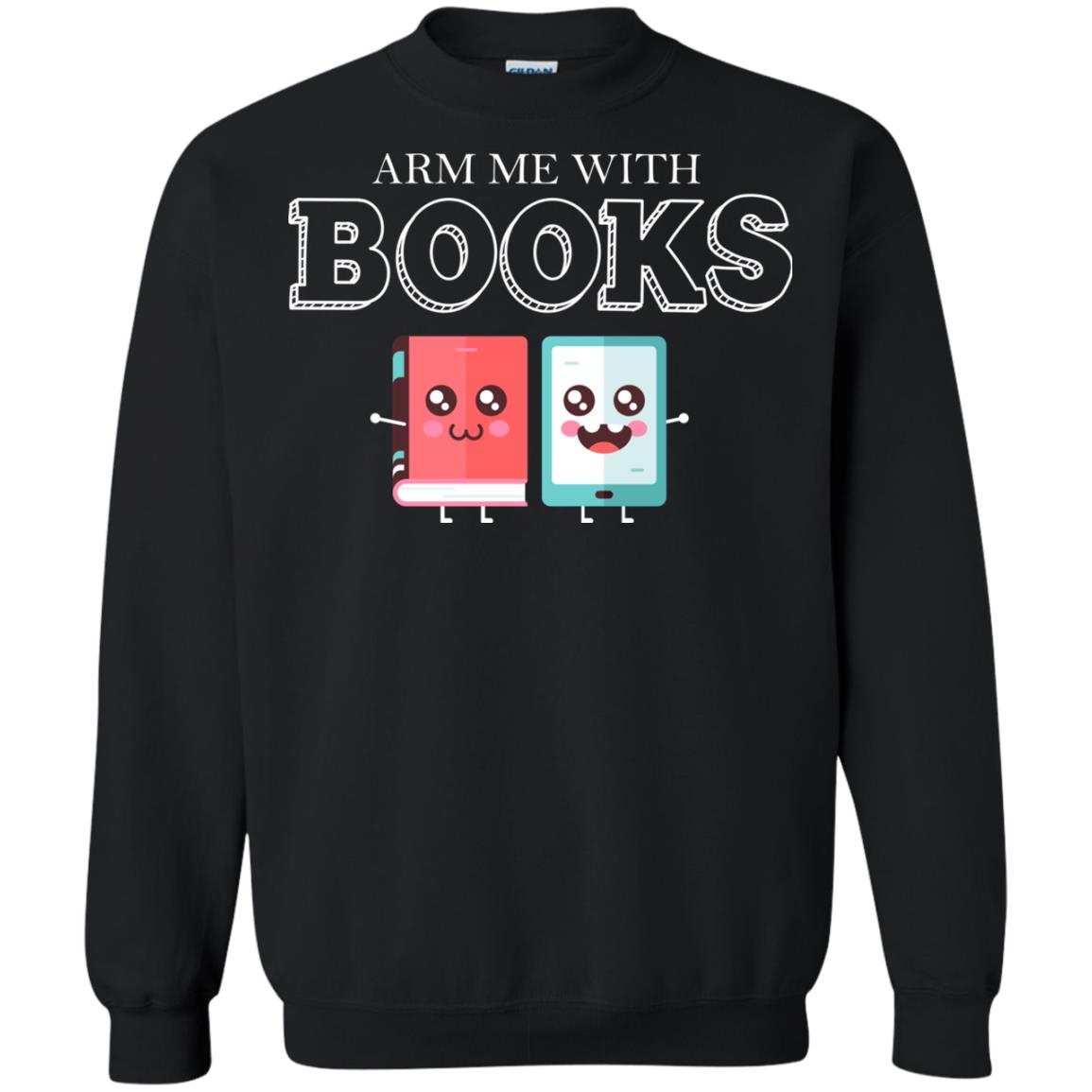 Arm Me With Books Gun Control T-shirt Black