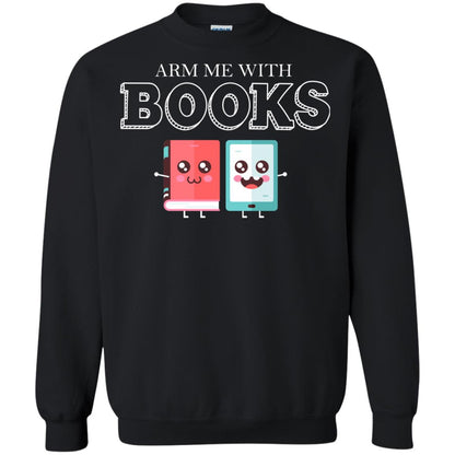 Arm Me With Books Gun Control T-shirt Black