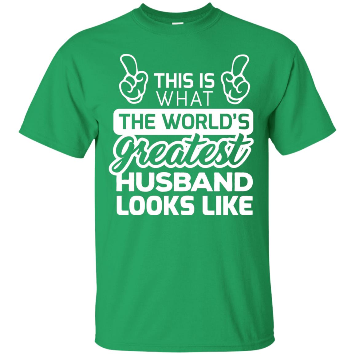 World_s Greatest Husband Best Husband Ever Looks Like T-shirt Irish Green