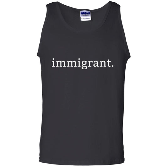 Anti Racism T-shirt Immigrant Simple Minimalist Black