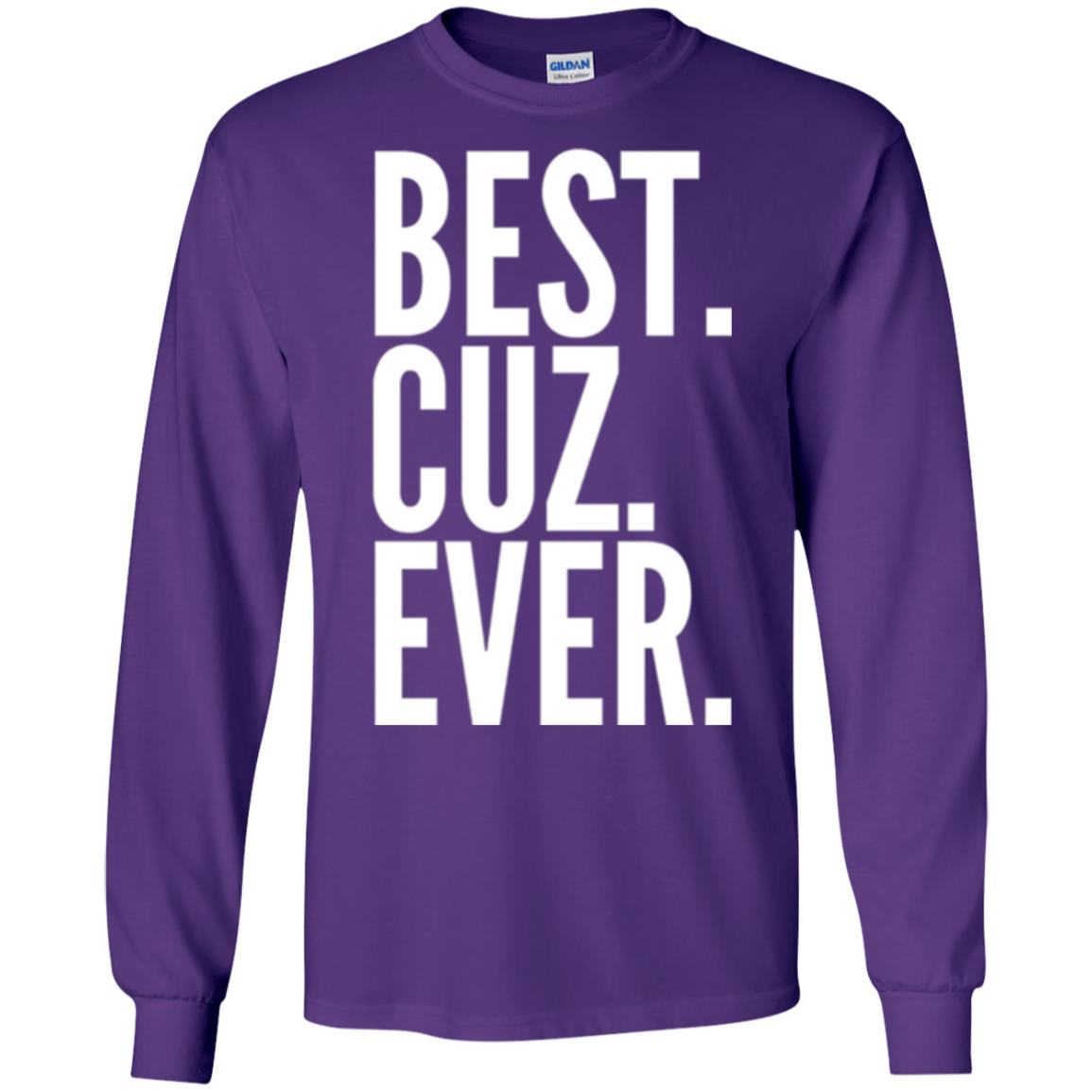 Cousin T-shirt Best Cuz Ever Purple