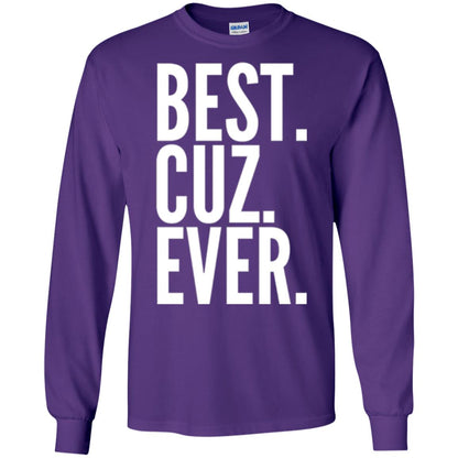 Cousin T-shirt Best Cuz Ever Purple