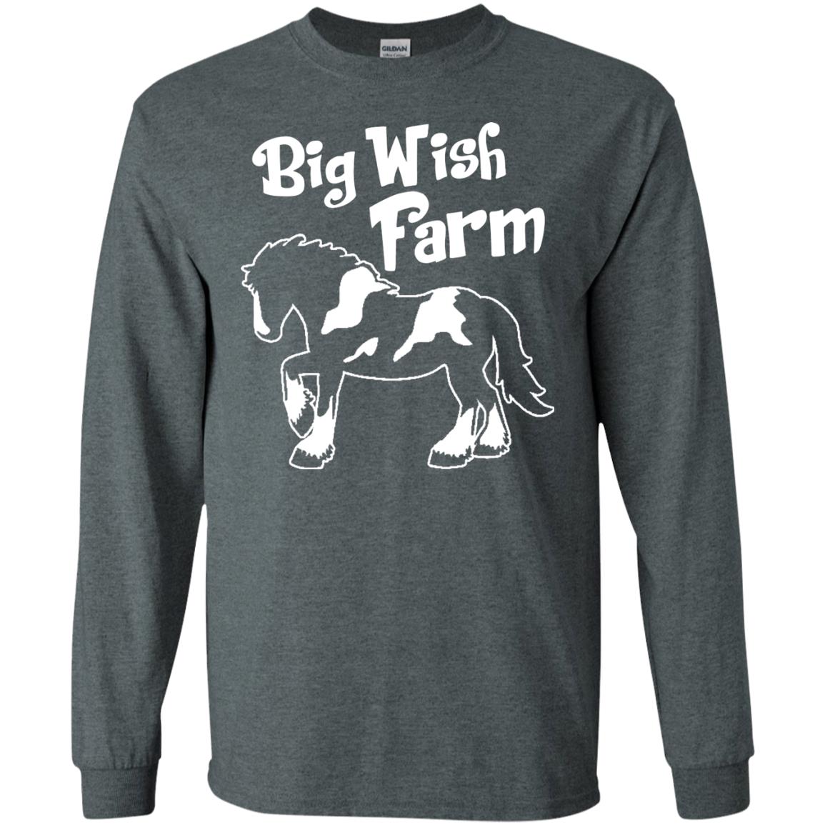 Big Wish Farm Horse Shirt Dark Heather