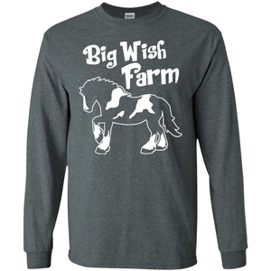 Big Wish Farm Horse ShirtG240 Gildan LS Ultra Cotton T-Shirt