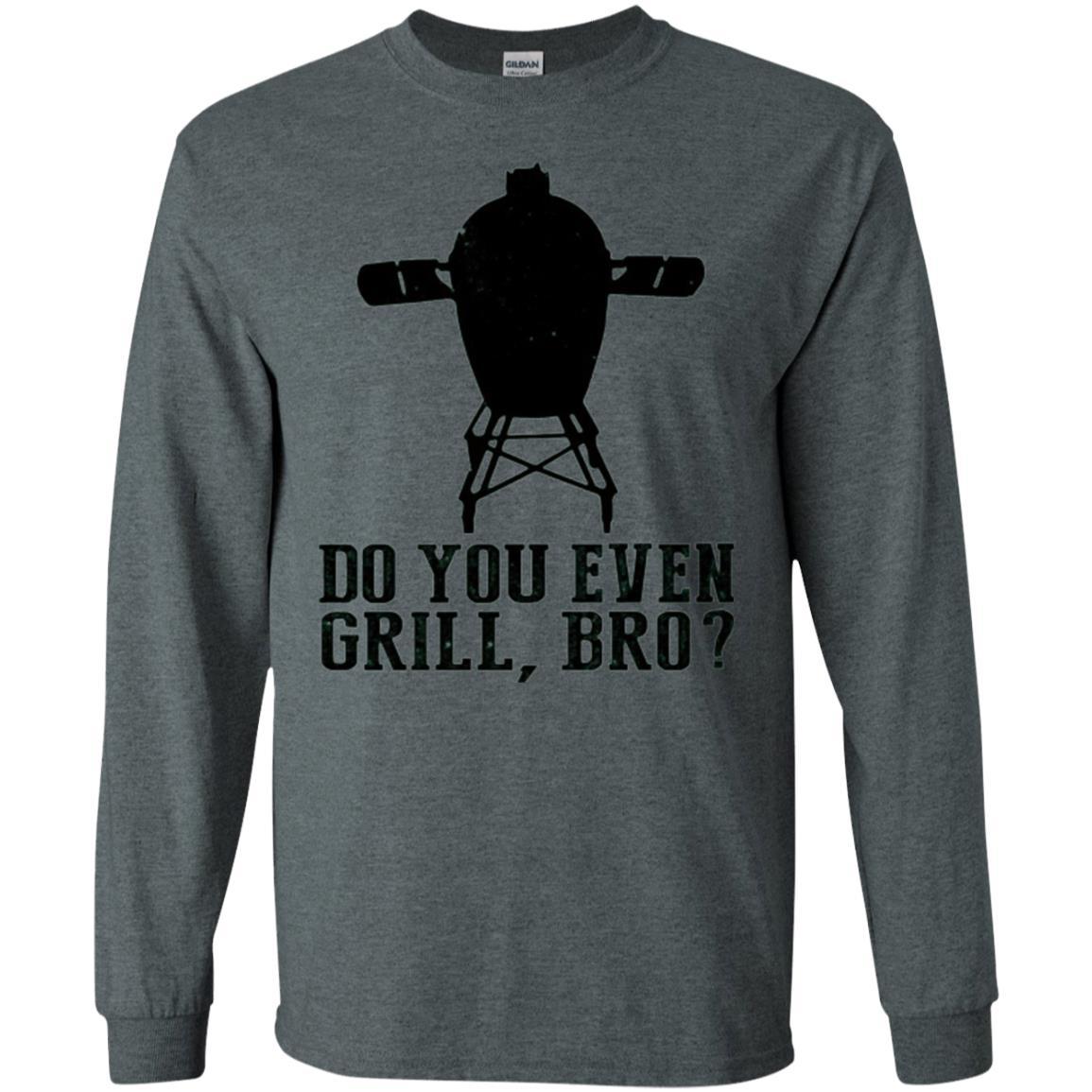 Bbq Grilling T-shirt Do You Even Grill Bro Dark Heather