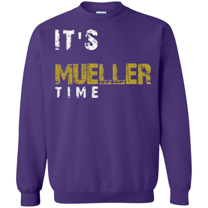 Anti Trump Resist T-shirt It_s Mueller Time Purple