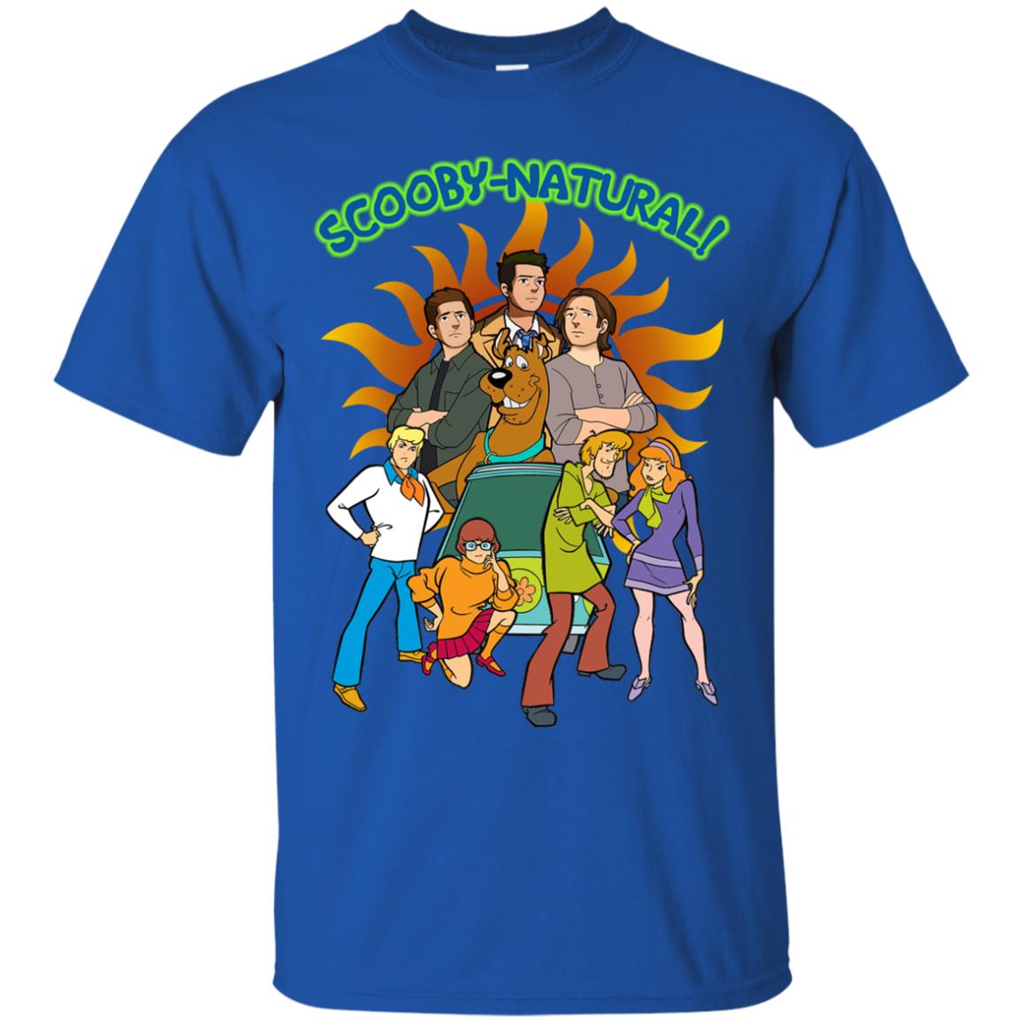 Scooby Natural Mystery Team Cartoon Shirt Royal