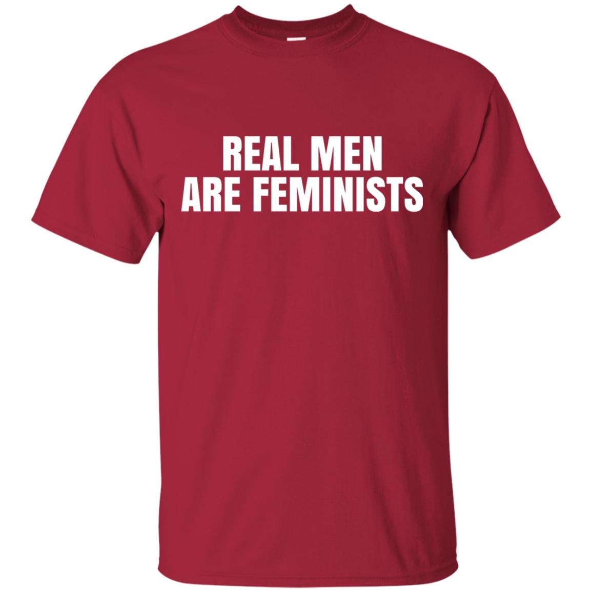 Real Men Are Feminists Feminism T-shirt Cardinal