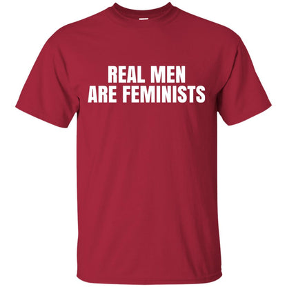 Real Men Are Feminists Feminism T-shirt Cardinal
