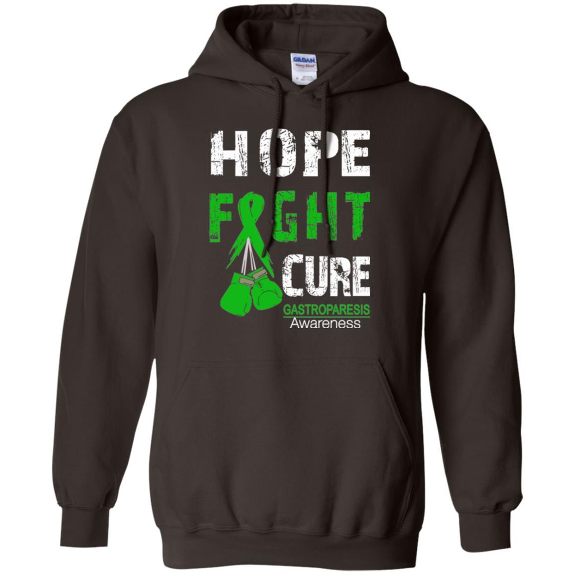 Gastroparesis Awareness T-shirt Hope Fight Cure Gastroparesis Awareness Dark Chocolate